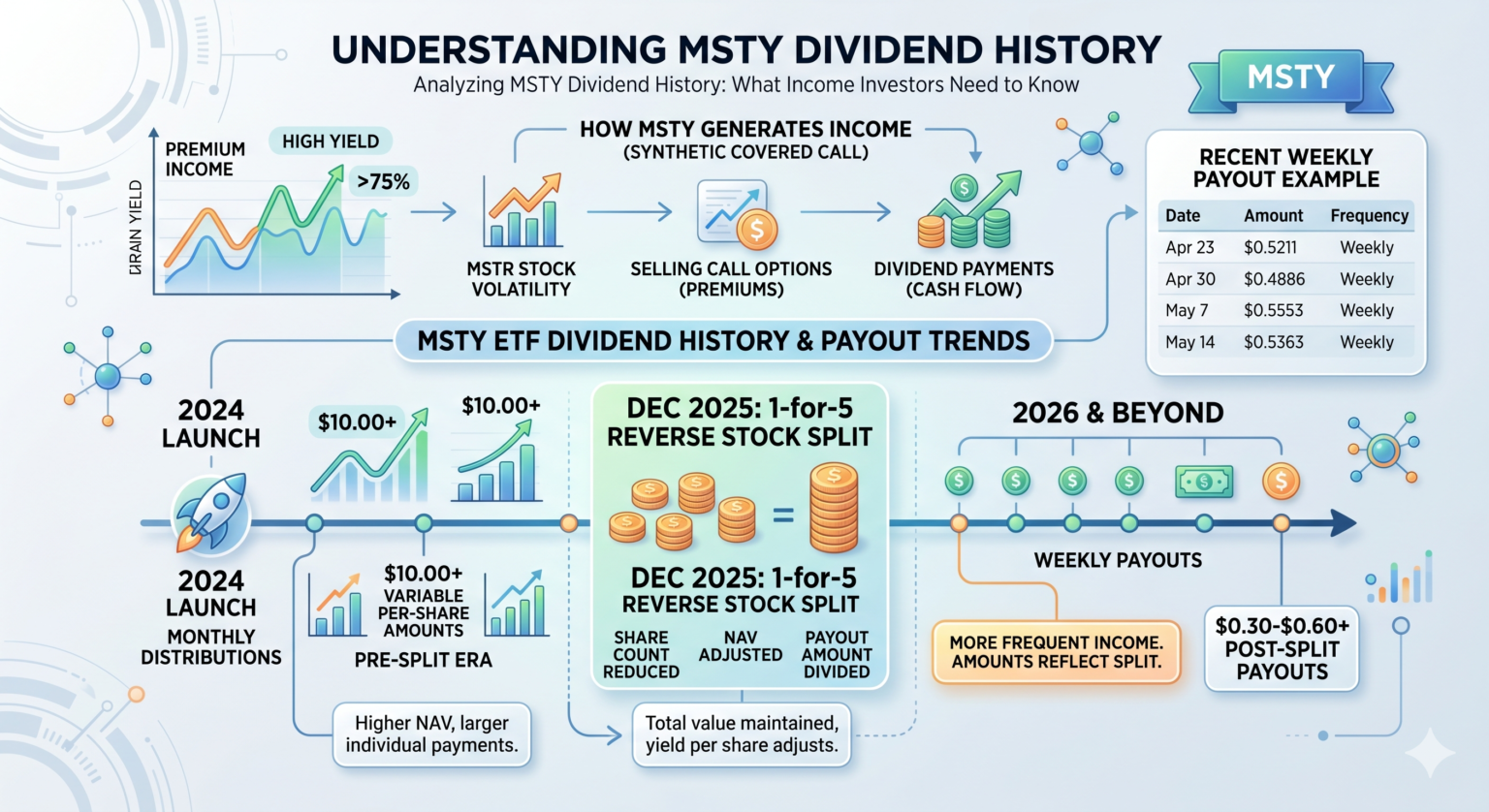 msty dividend history